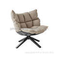 Husk Chair Swivel Chair with Cushion by fibreglass